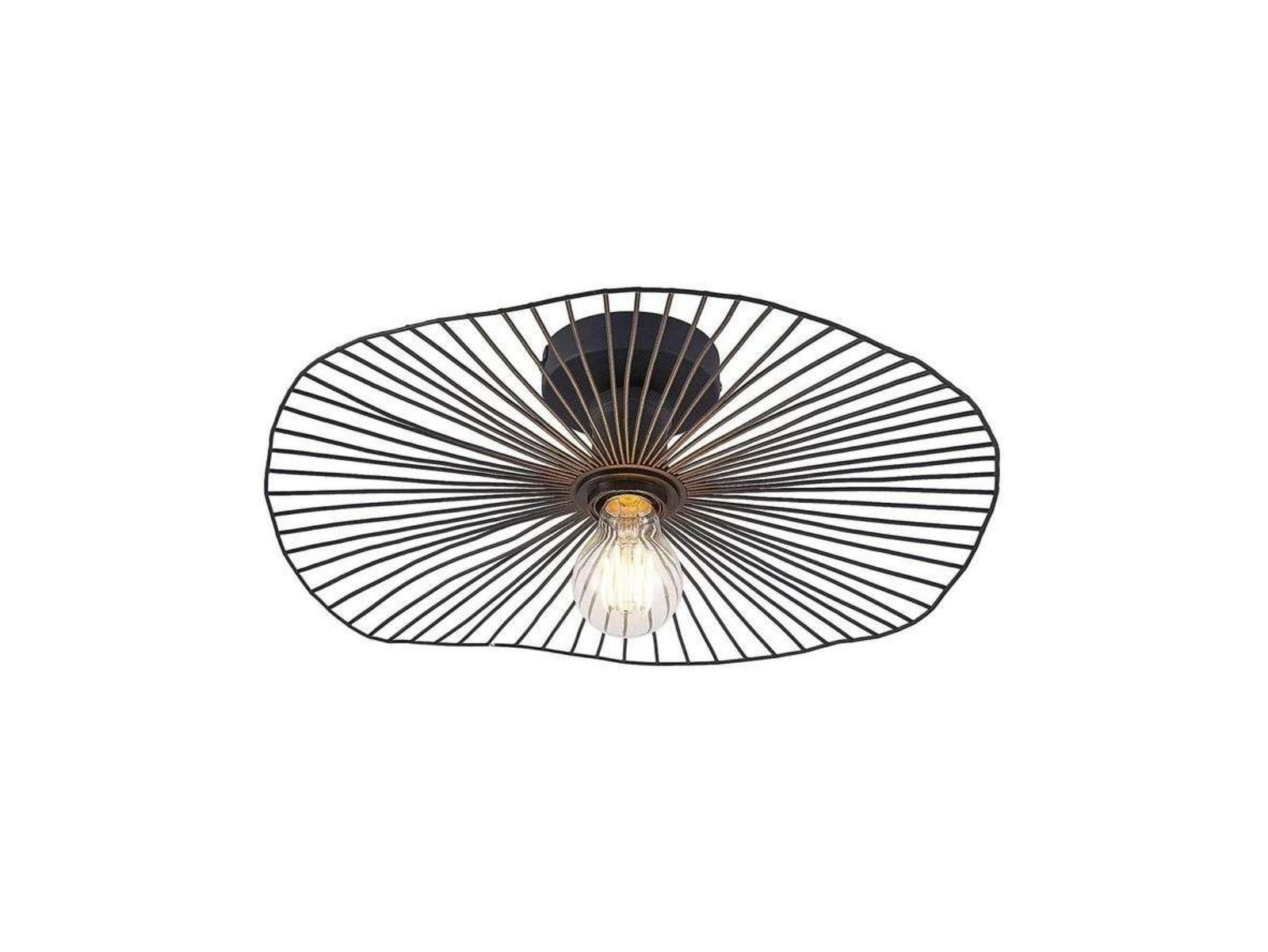 Ruota Stropné Lampa Matt Black - Lindby