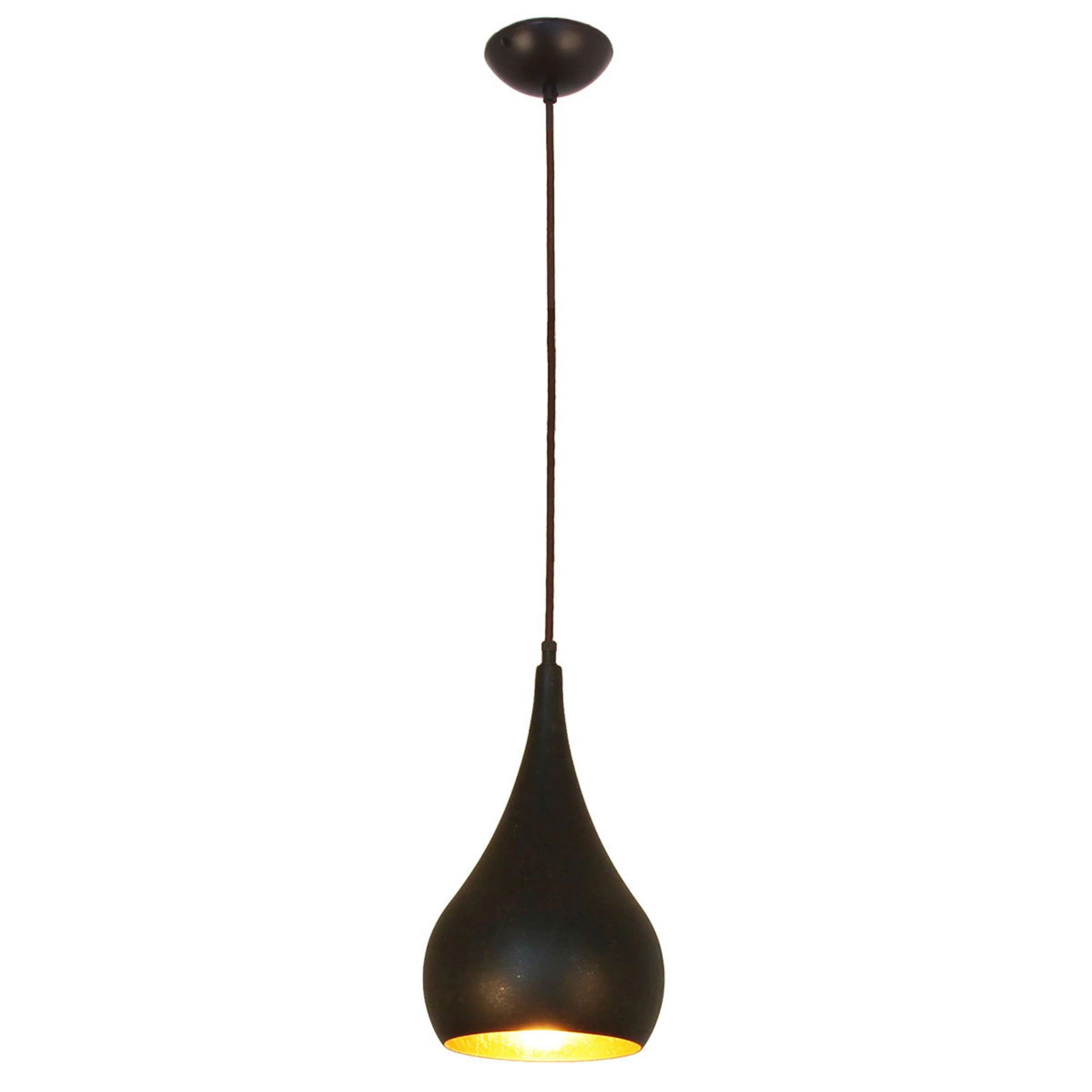 Menzel Solo hanging lamp onion brown/black 16 cm