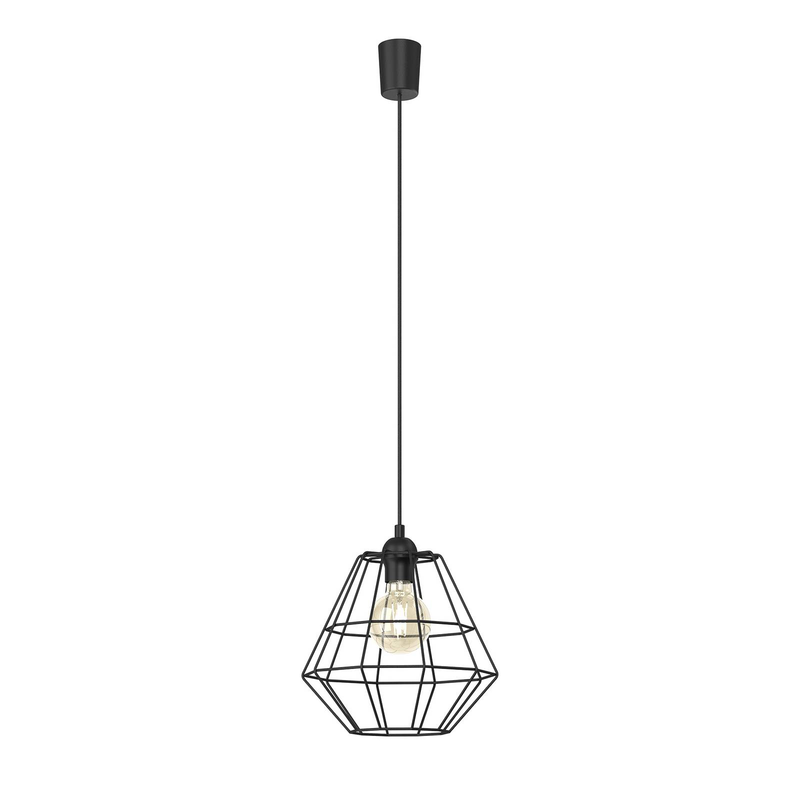 Envolight Saphir suspension 1 lampe noire