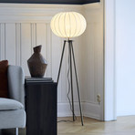 PR Home Base floor lamp, height 125 cm, textile, tripod