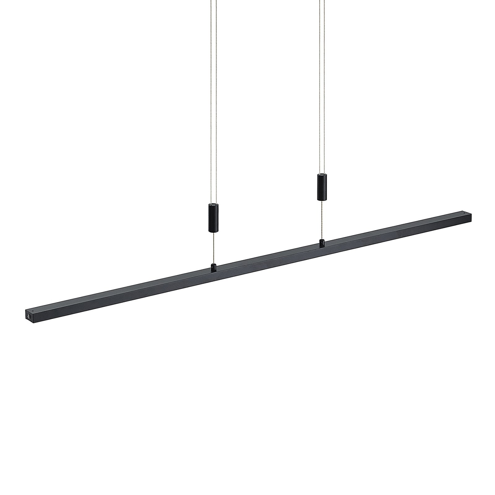 Lindby Arneja LED hanglamp, zwart, CCT, in hoogte verstelbaar