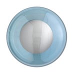 EBB & FLOW Wandleuchte HORIZON SURFACE, blau, Glas, Ø 21 cm