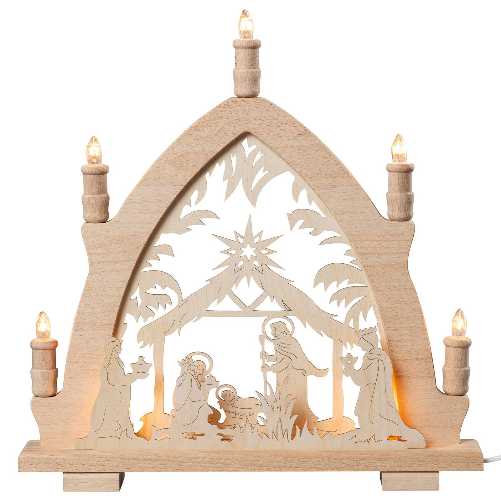 Pyramide de lumières Nativité