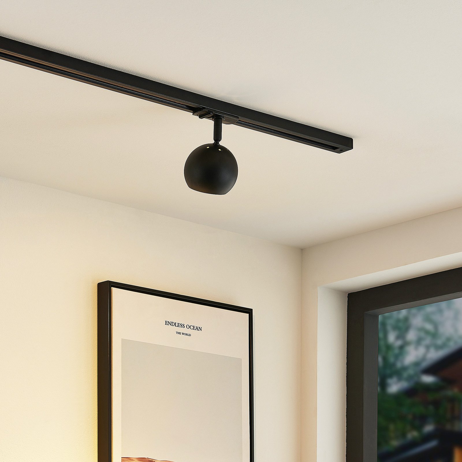 Linaro Round Spotskena GU10 Svart - Lindby