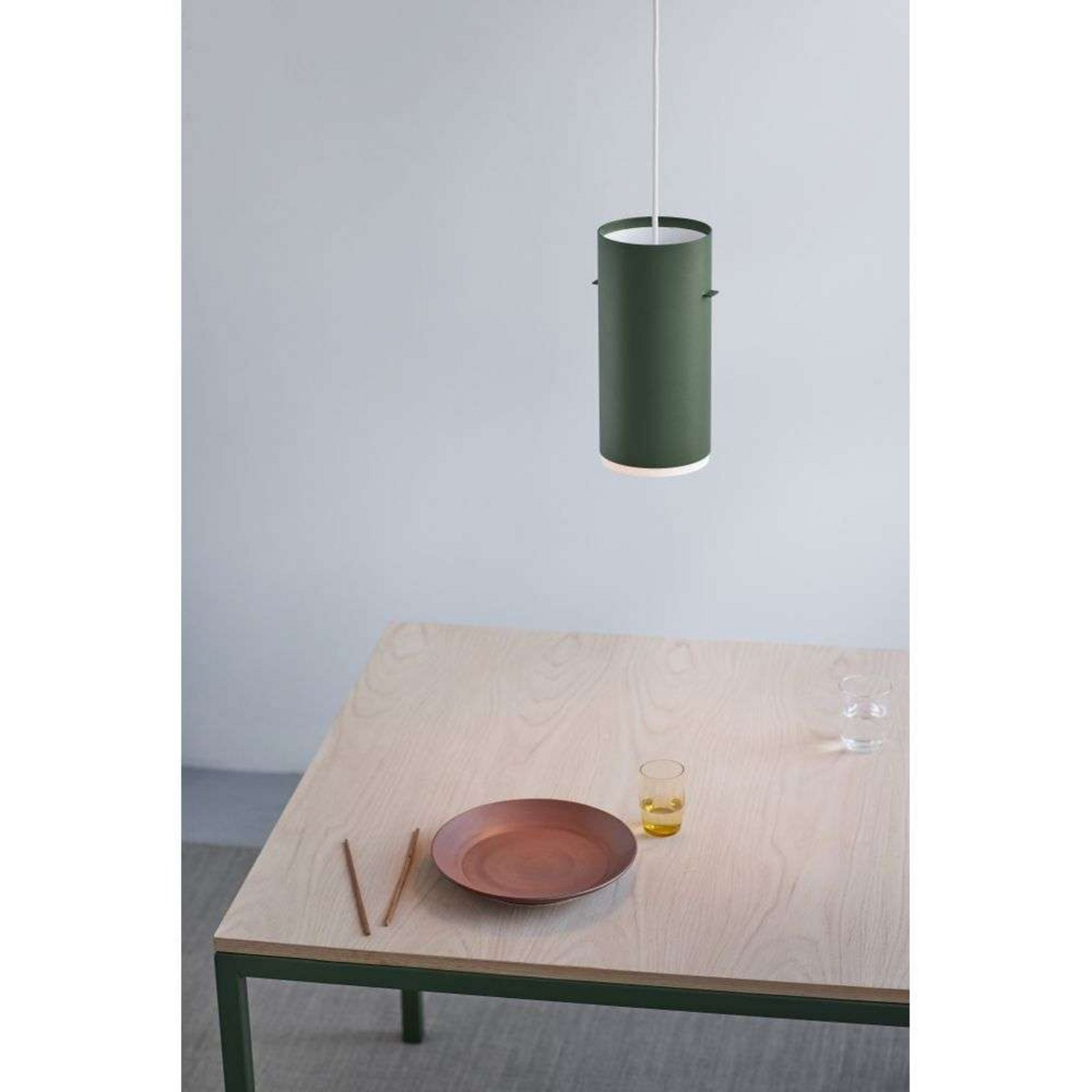 Tube Pendant Large Pine Green - Moebe