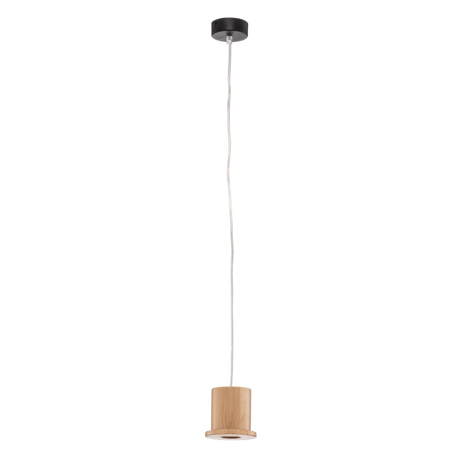 Suspension Head avec douille en bois clair