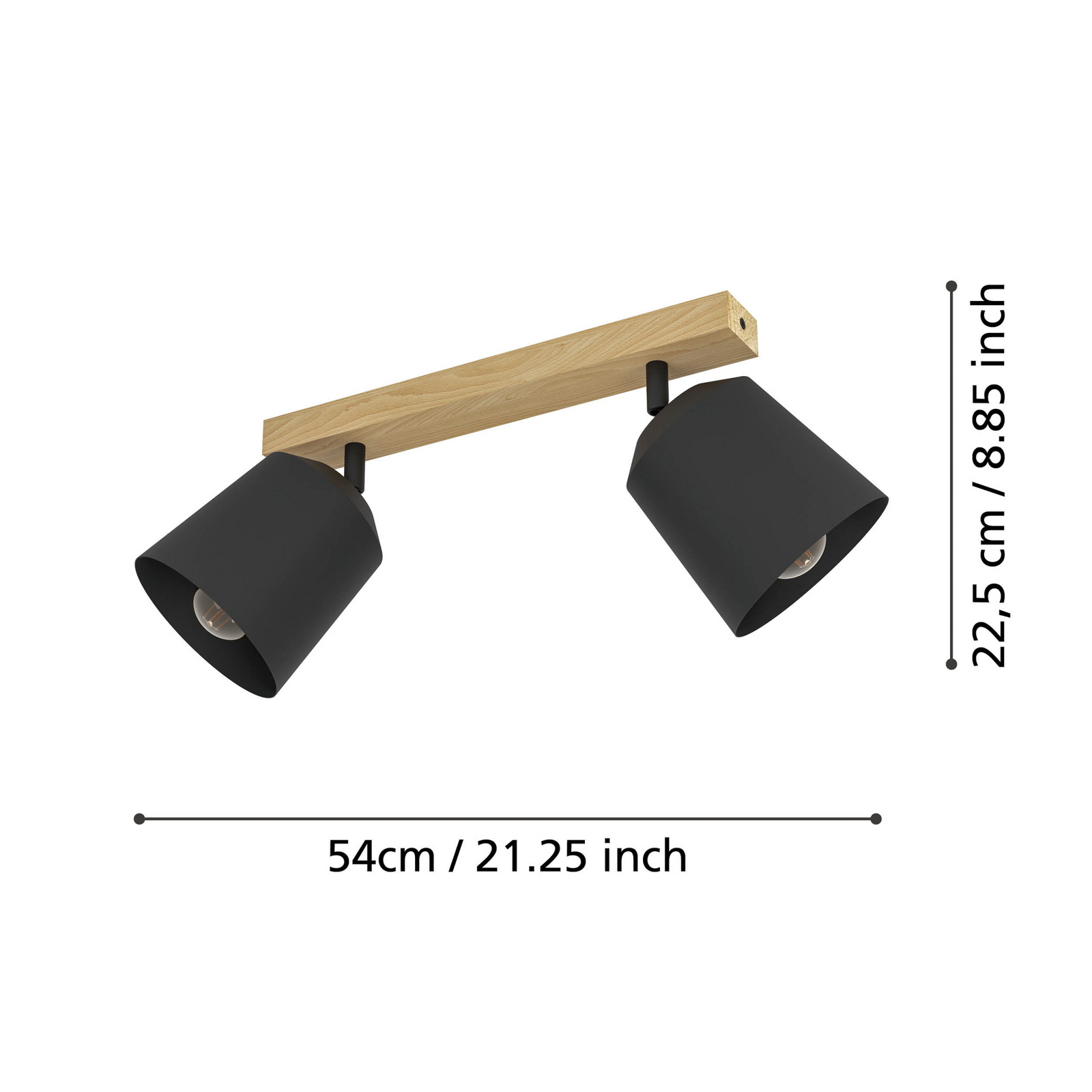 EGLO Cotorro Deckenstrahler, zweiflammig