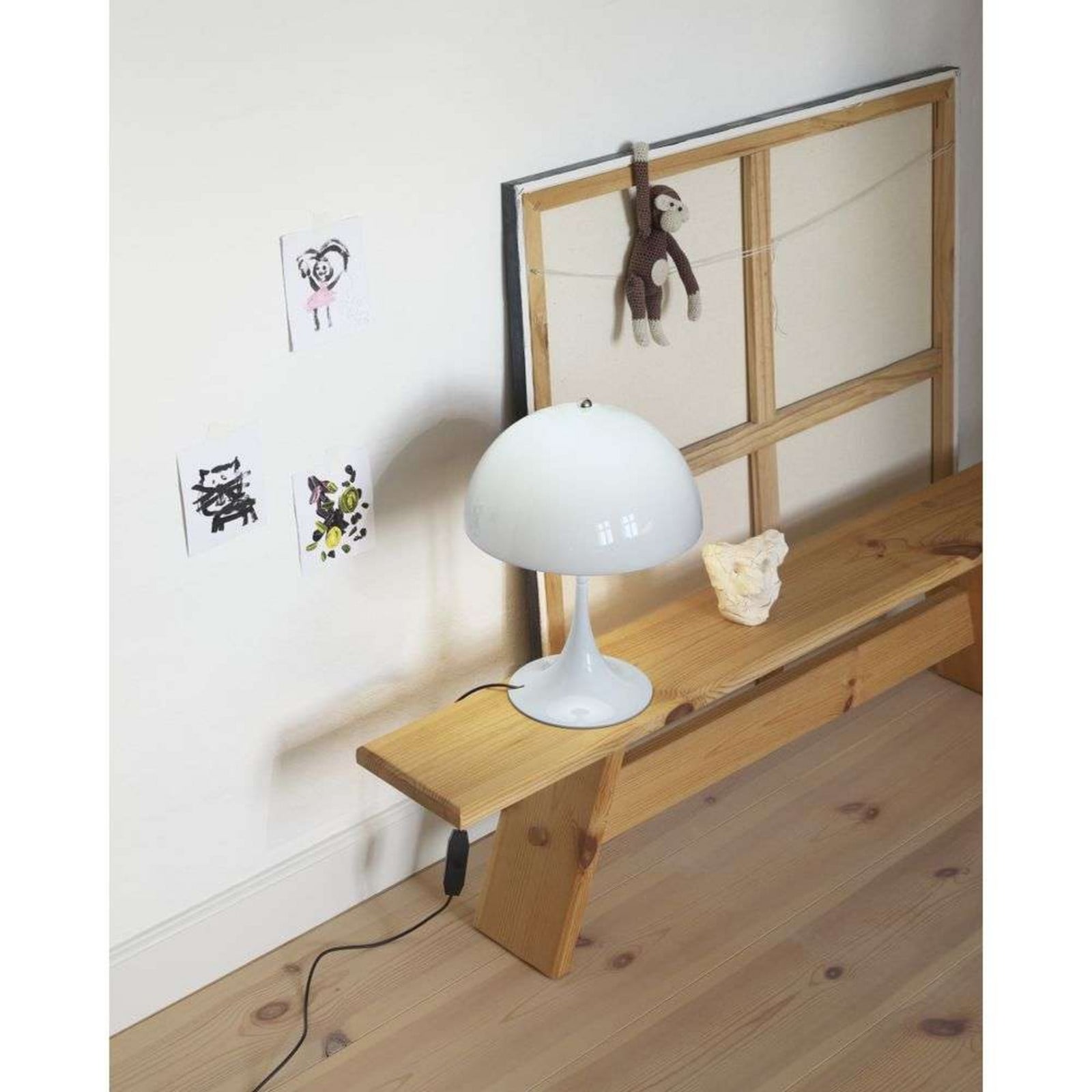 Panthella 250 Bordslampa Pale Blue Opal Louis Poulsen - Vardagsrum - Aluminium | Produkter - Bordslampor | Lampspecialisterna