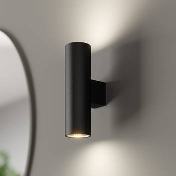 Wandlampe Marion, zweiflammig, schwarz