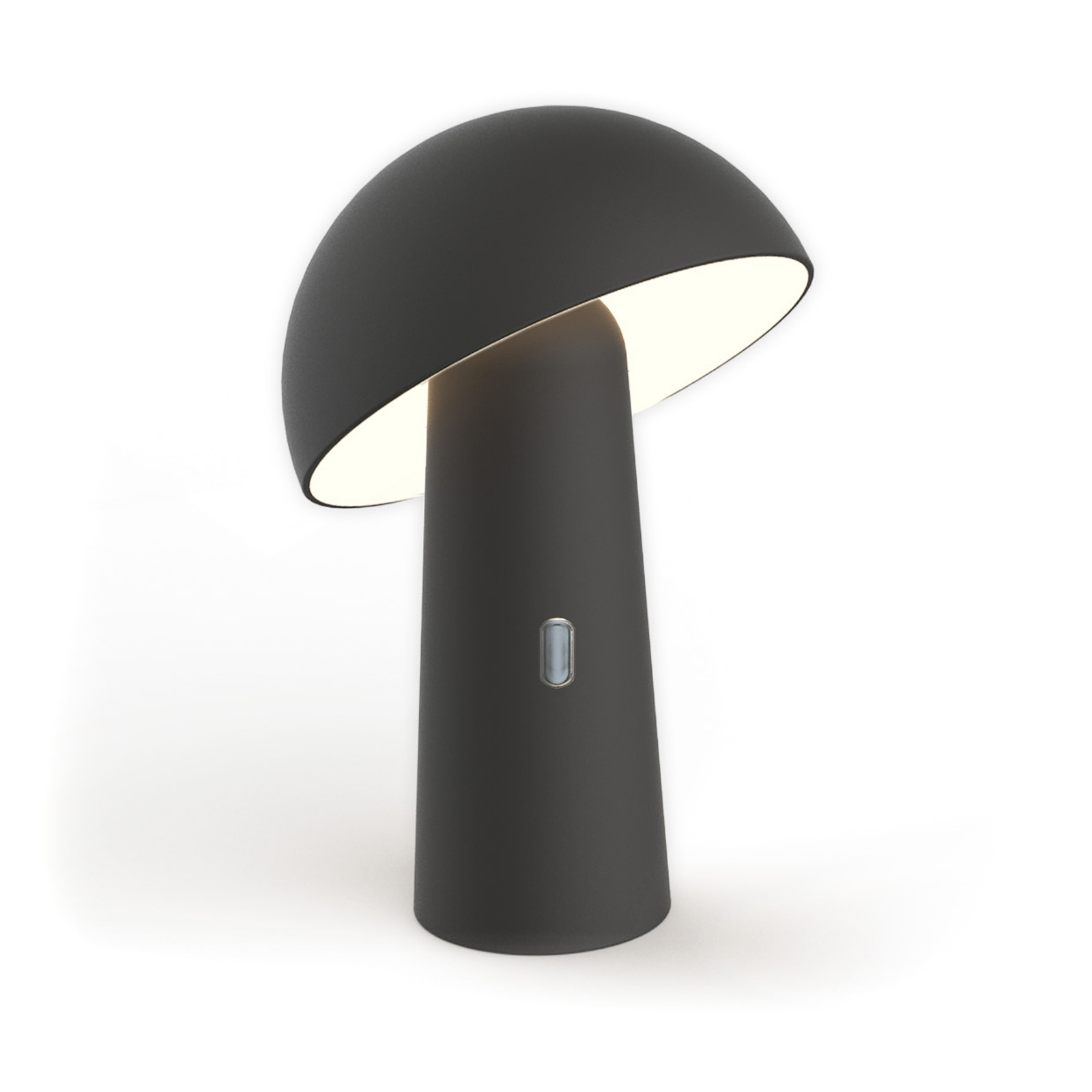 Newgarden Shitake LED accu-tafellamp IP44 zwart