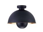 Lya Plafonieră Ø31 Black/Gold - Lindby