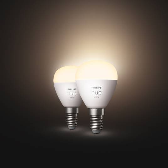 Philips Hue White LED druppellamp 2 X E14 5,7W