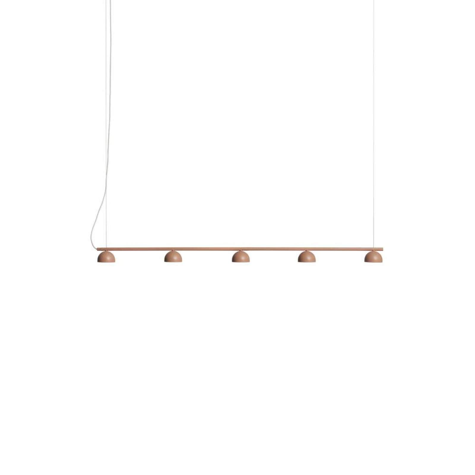 Blush Rail 5 Pendant Warm Beige - Northern