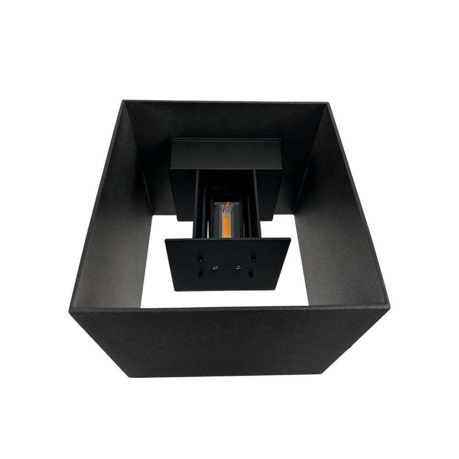 Venus LED En el exterior Aplique de Pared 15x15 Negro - DybergLarsen