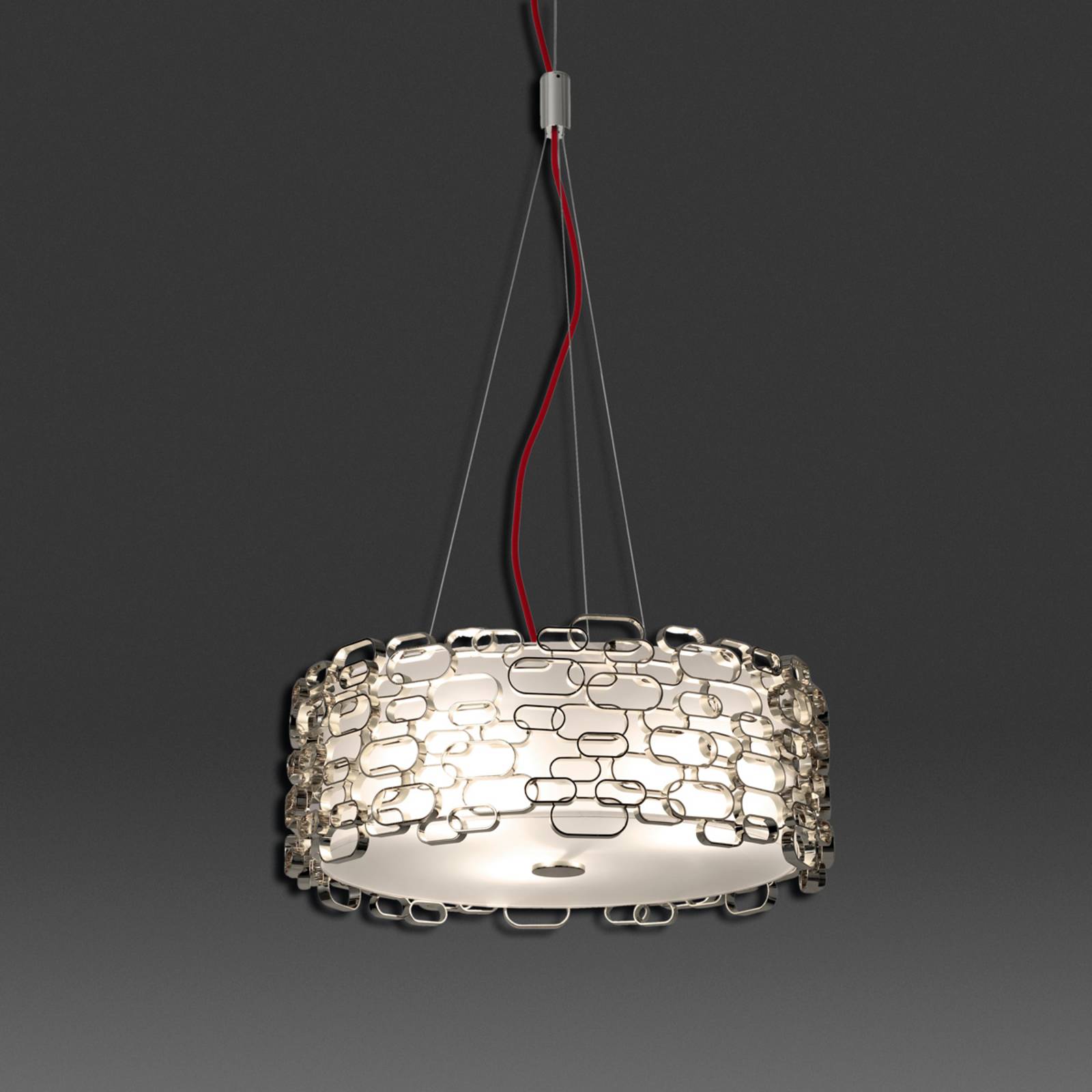 Lampa wisząca Terzani Glamour nikiel