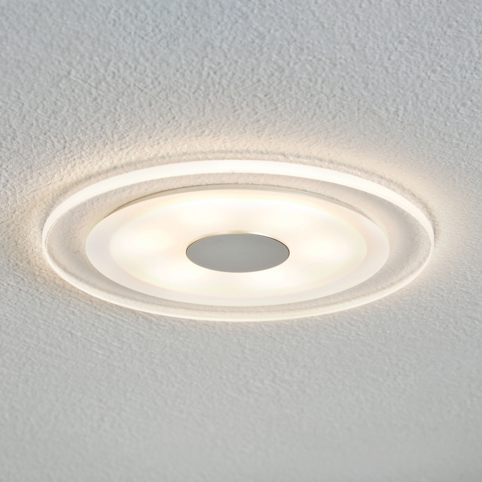 Enkel LED-inbyggnadslampa Whirl, 3dels-set
