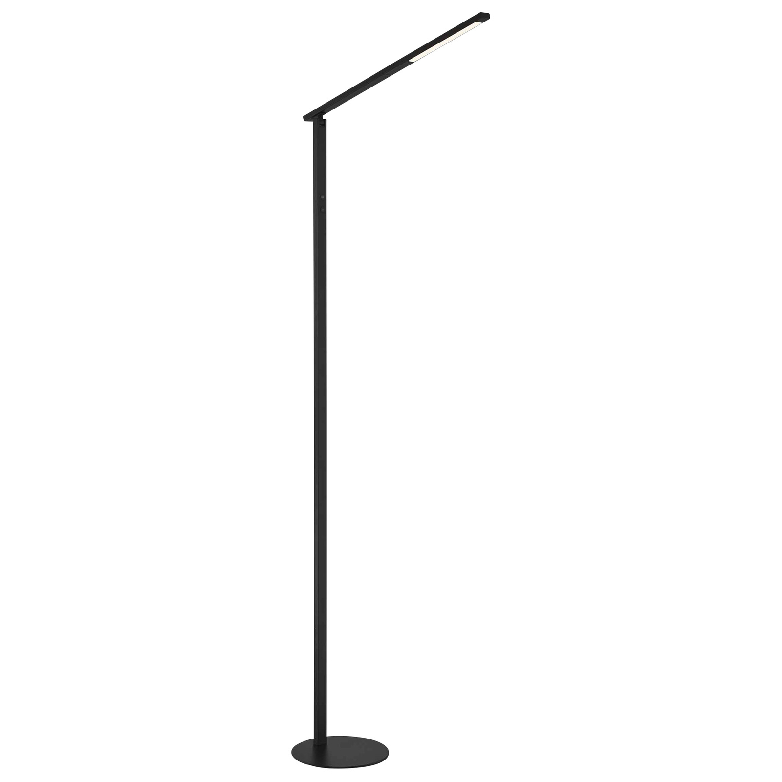 Lámpara de pie LED Ideal, 1 luz, CCT, negro