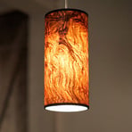 LeuchtNatur Nux pendant light made of veneer wood
