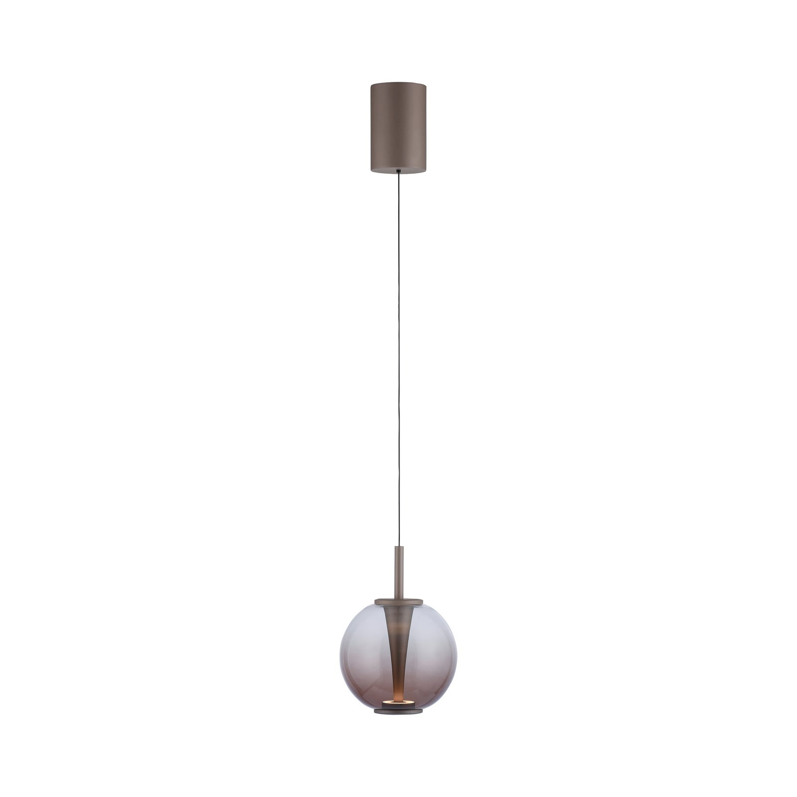 Infinity LED-Pendellampe, bronze/amber, Ø 18 cm, CCT - PURE Infinity LED-Pendellampe, bronze/amber, Ø 18 cm, CCT - PURE