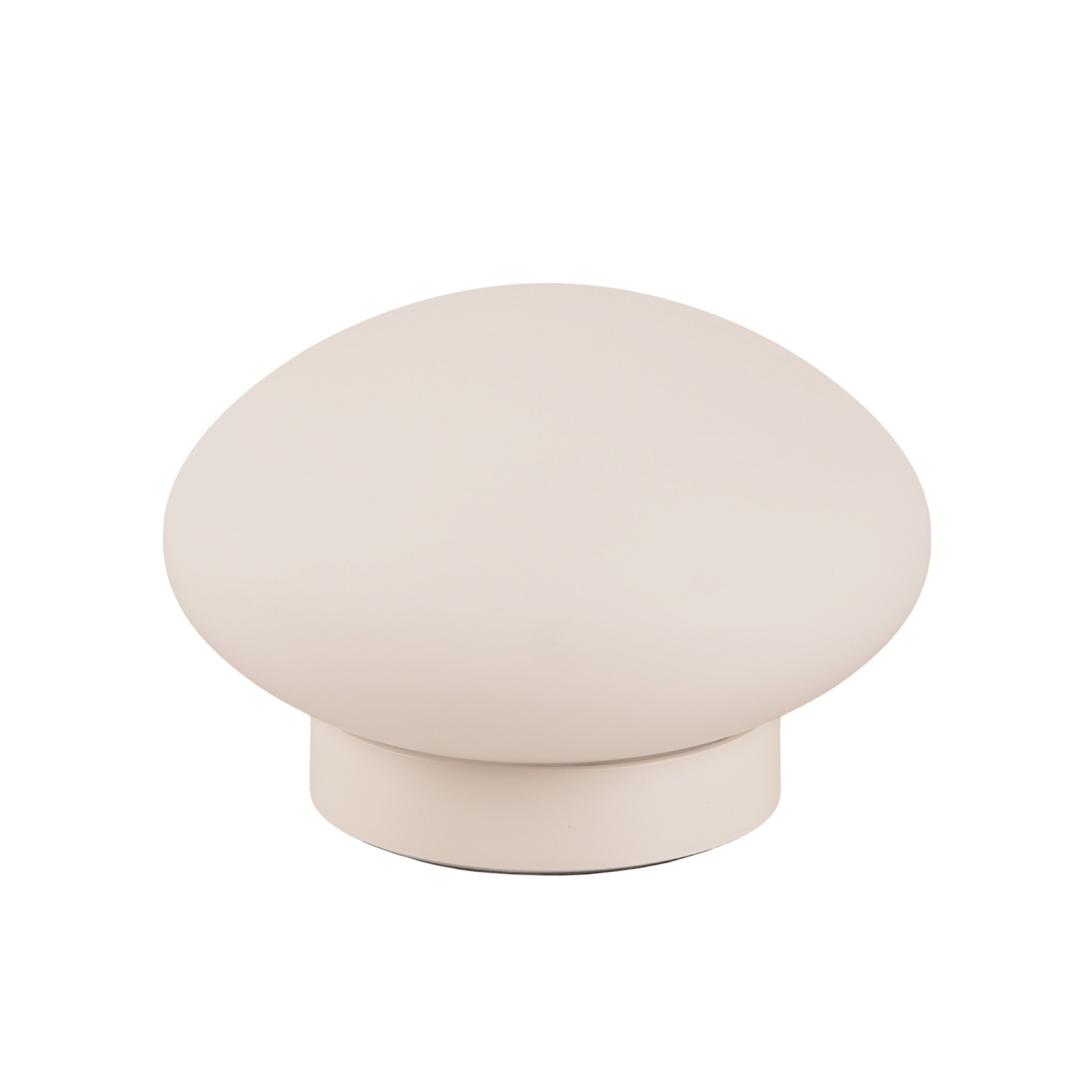 Plafoniera LED Mushroom, Ø 15 cm, vetro, bianco - Antidark