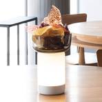 Artemide Bontà LED table lamp, grey bowl