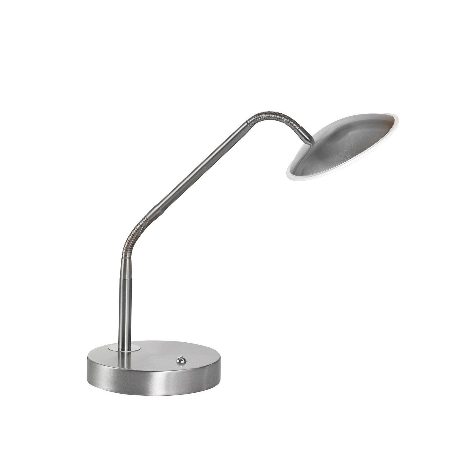 FISCHER & HONSEL Lampa de masă LED Tallri nichel înălțime 60 cm dimmer tactil CCT - Camera de zi / sufragerie - Modern - Metal