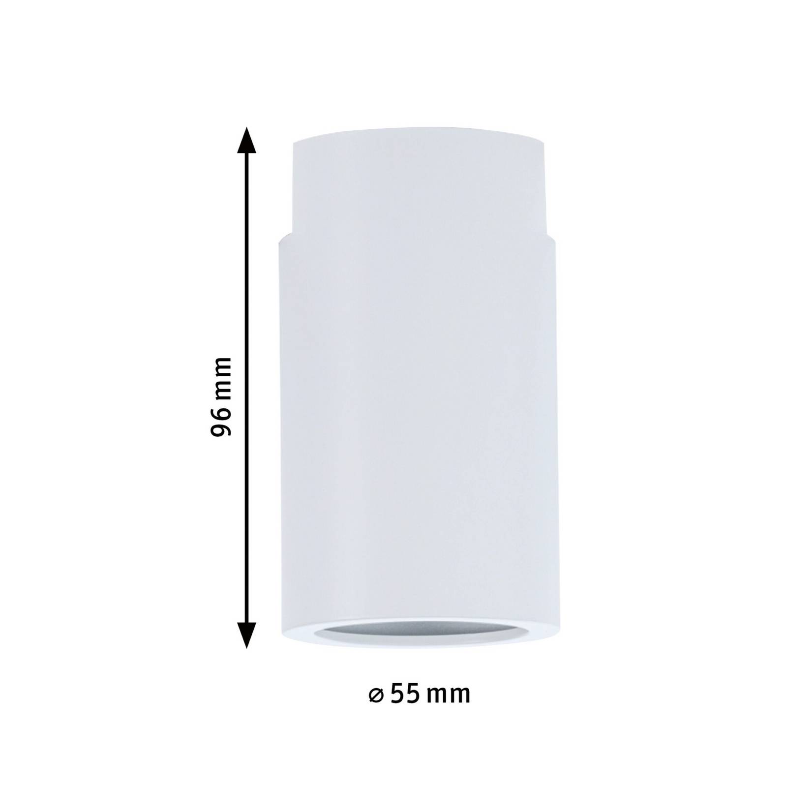  Paulmann Paulmann Urail Ceiling Socket E27, Signalweiß 