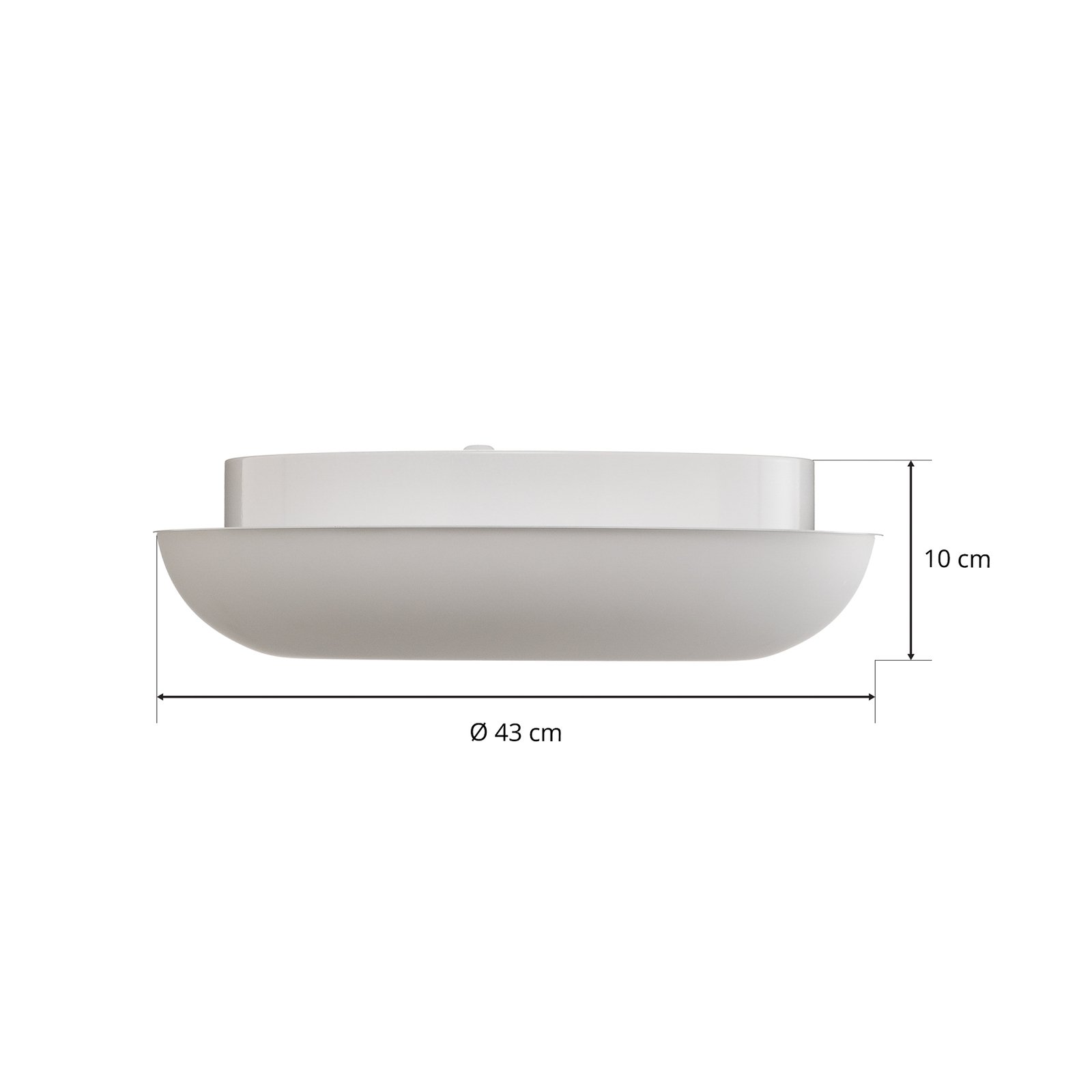 BANKAMP Vanity plafonnier LED verre, nickel