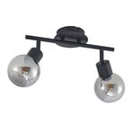 Eridia 2 Deckenleuchte Black - Lindby