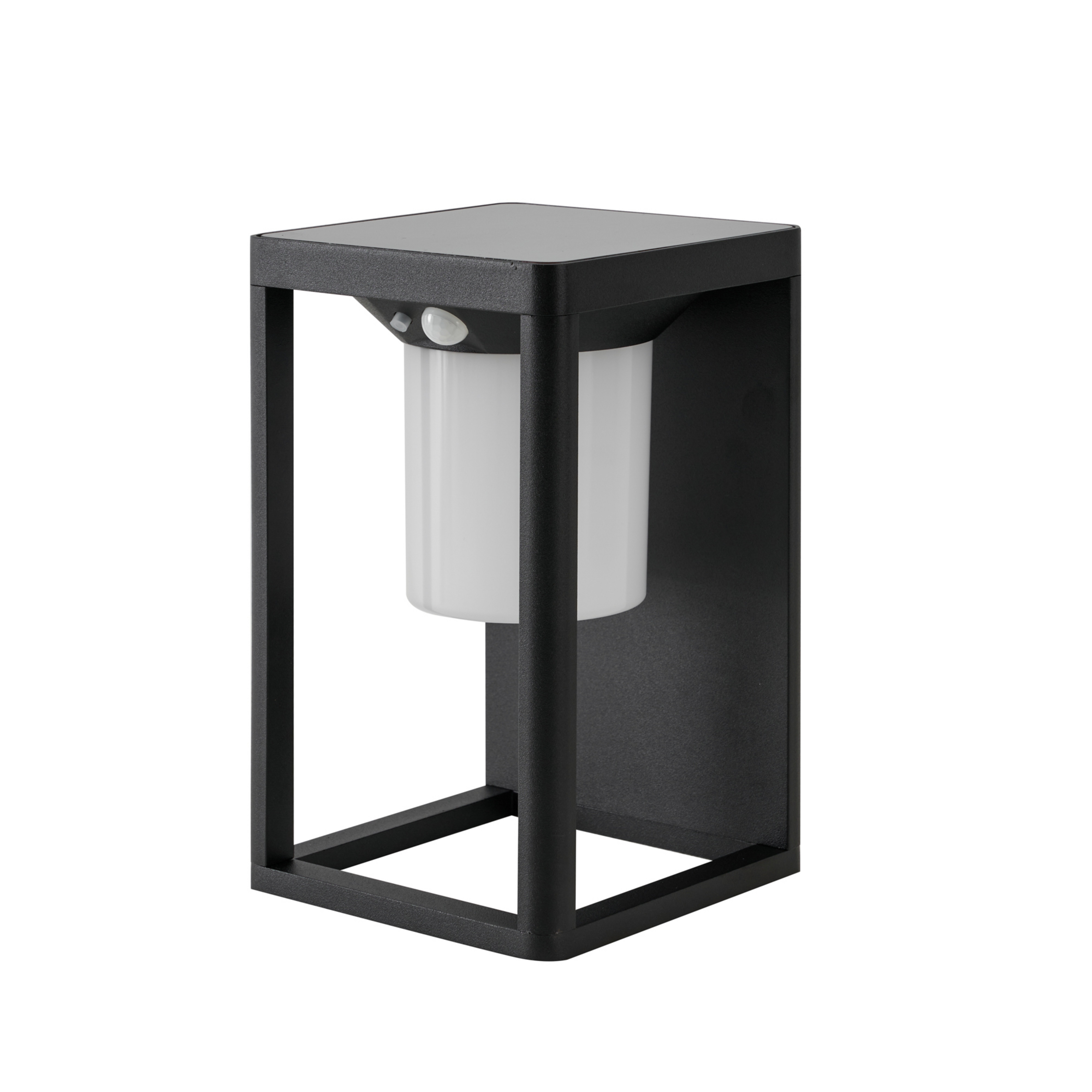 Tilena Cellule solaire Applique Murale W/Capteur Noir - Lucande