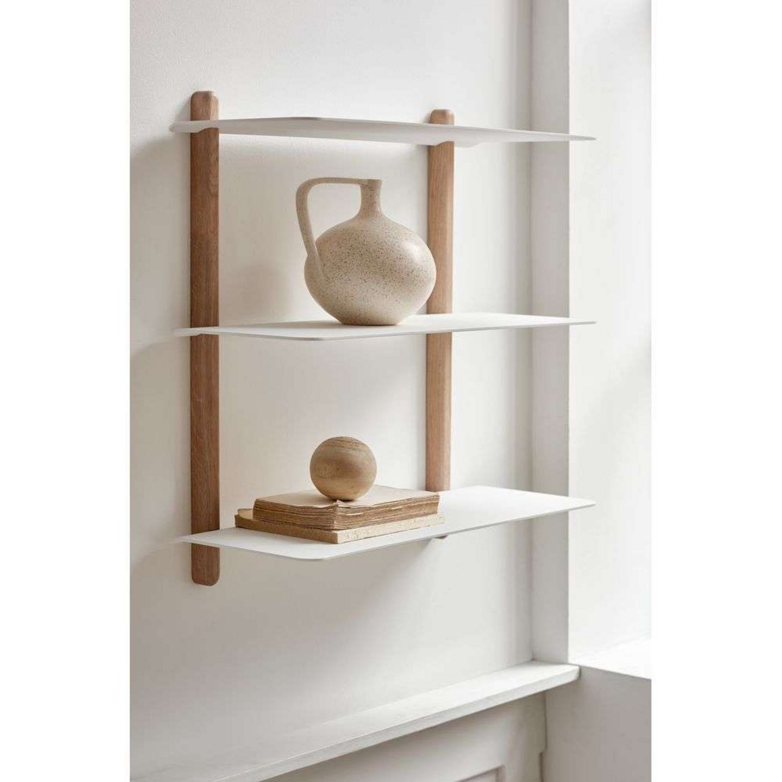 Nivo Shelf Large A Light Stejar/Alb - GEJST