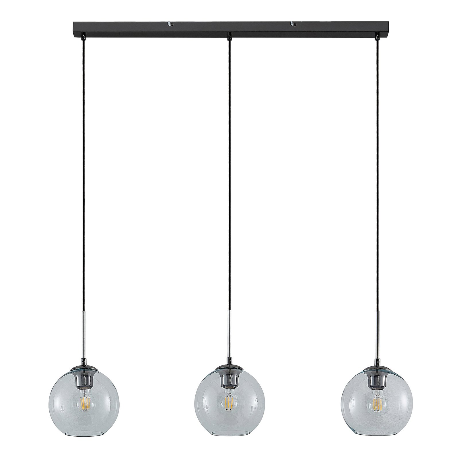 Firano 3 Pendel Clear/Metal - Lindby