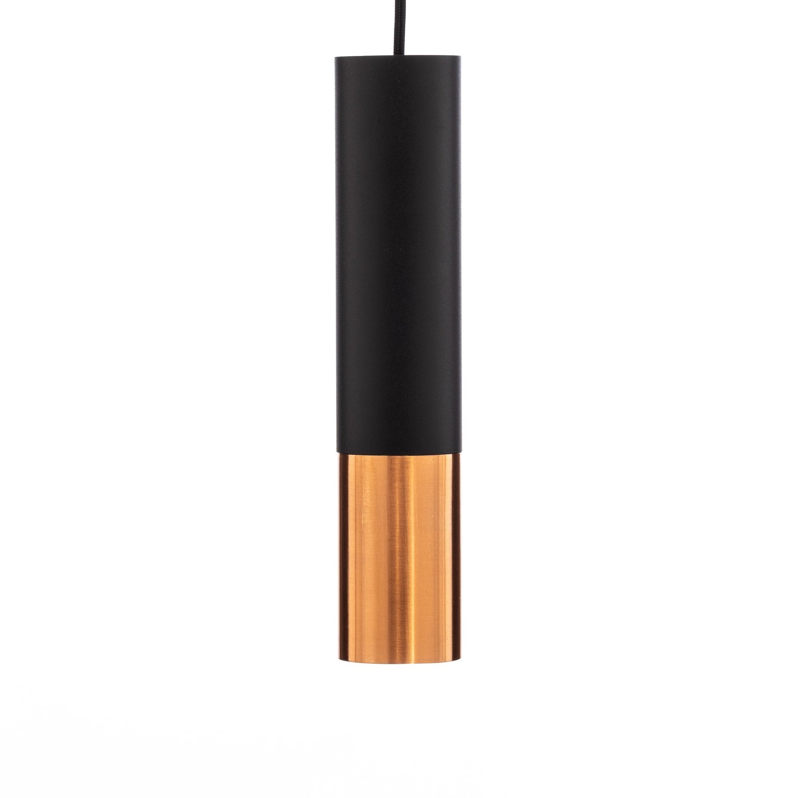Euluna Thalassa hanglamp 1-lamp GU10 zwart/koper