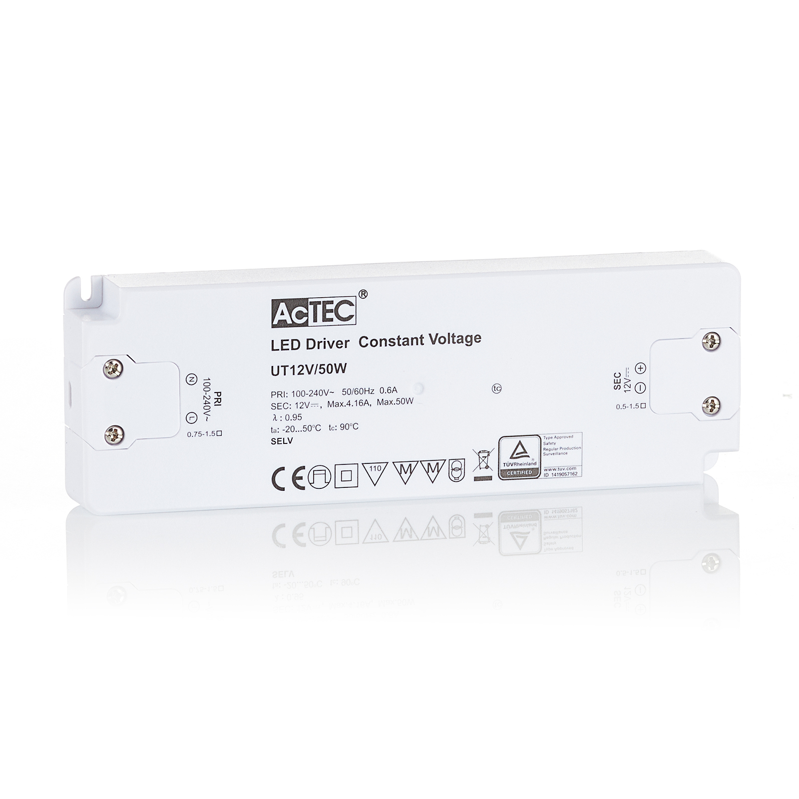 AcTEC Slim sterownik LED CV 12V, 50W