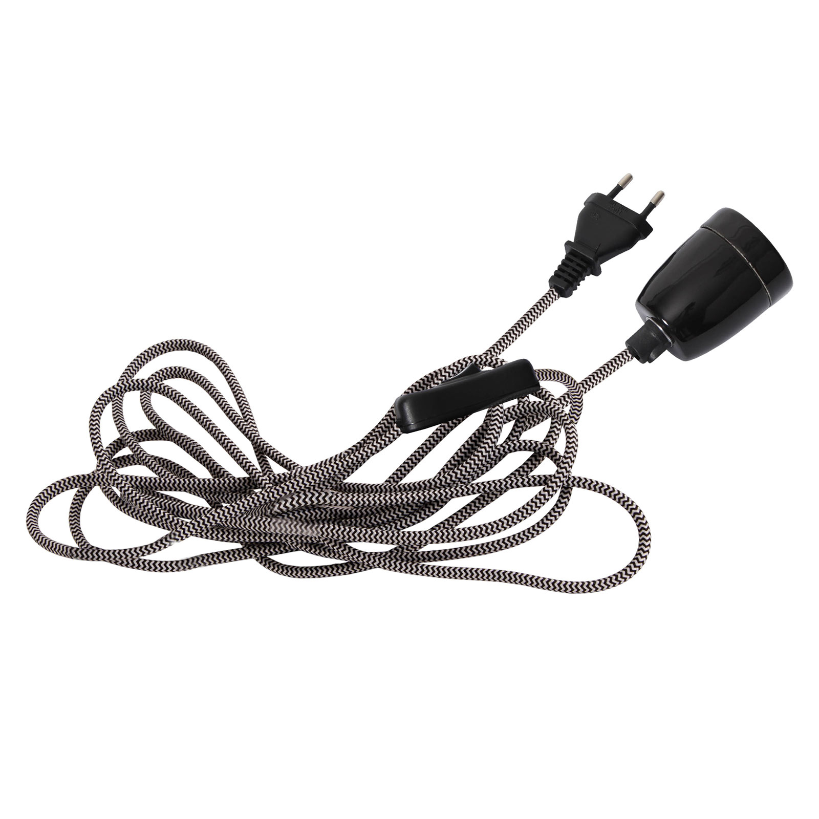 E27-Fassung Glaze mit Kabel