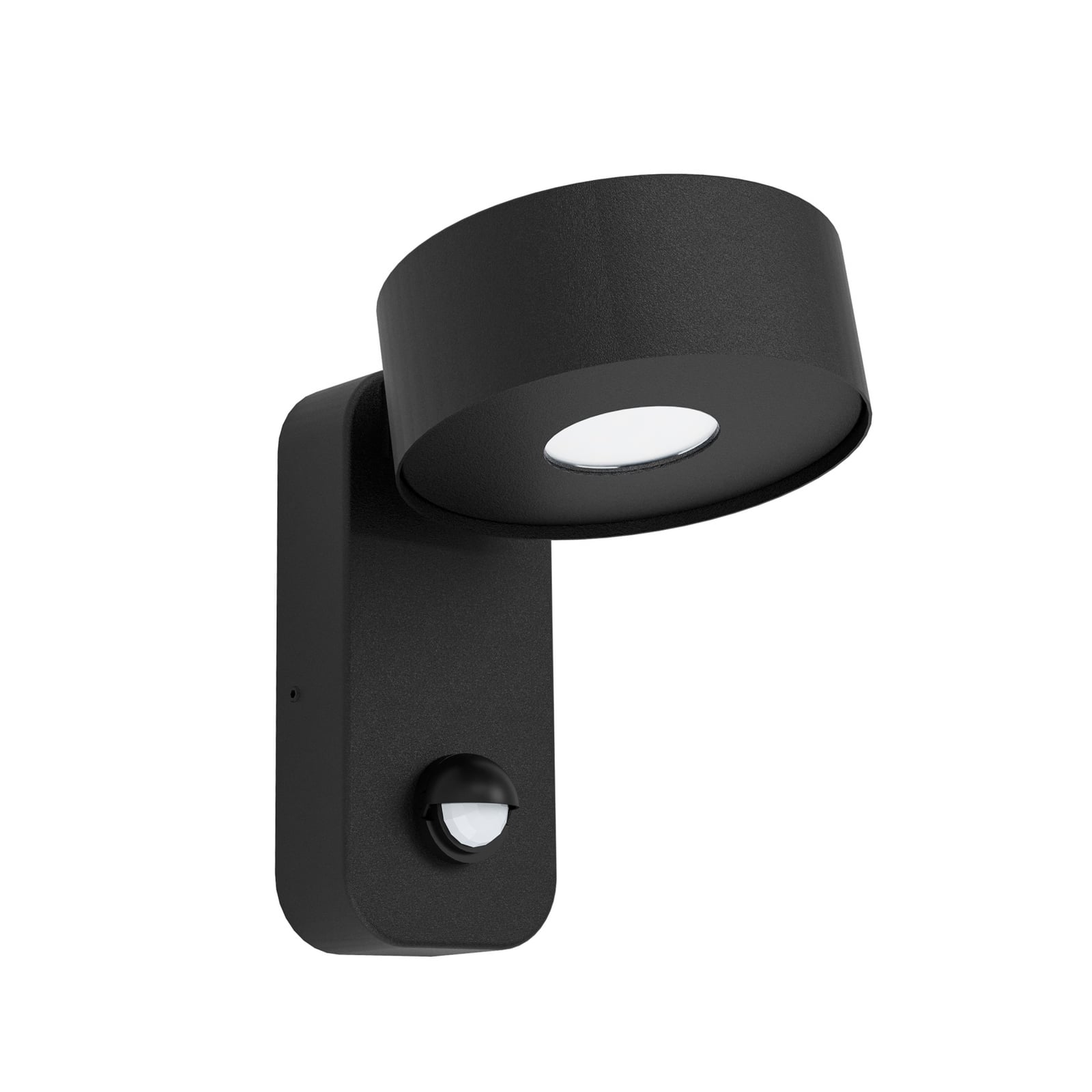 Palosco LED vanjska zidna svjetiljka, crna, visina 17 cm, metalna, senzor