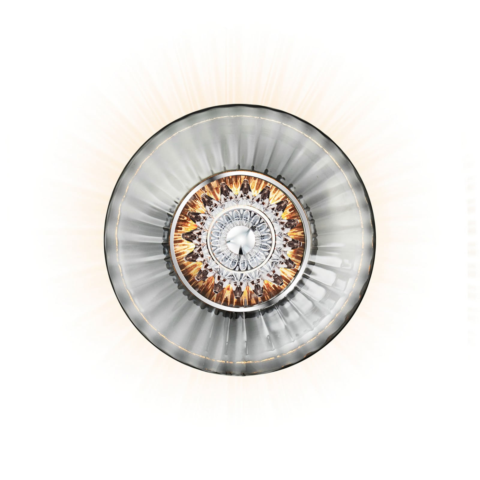New Wave Optic Wall Lamp Smoke - Design By Us