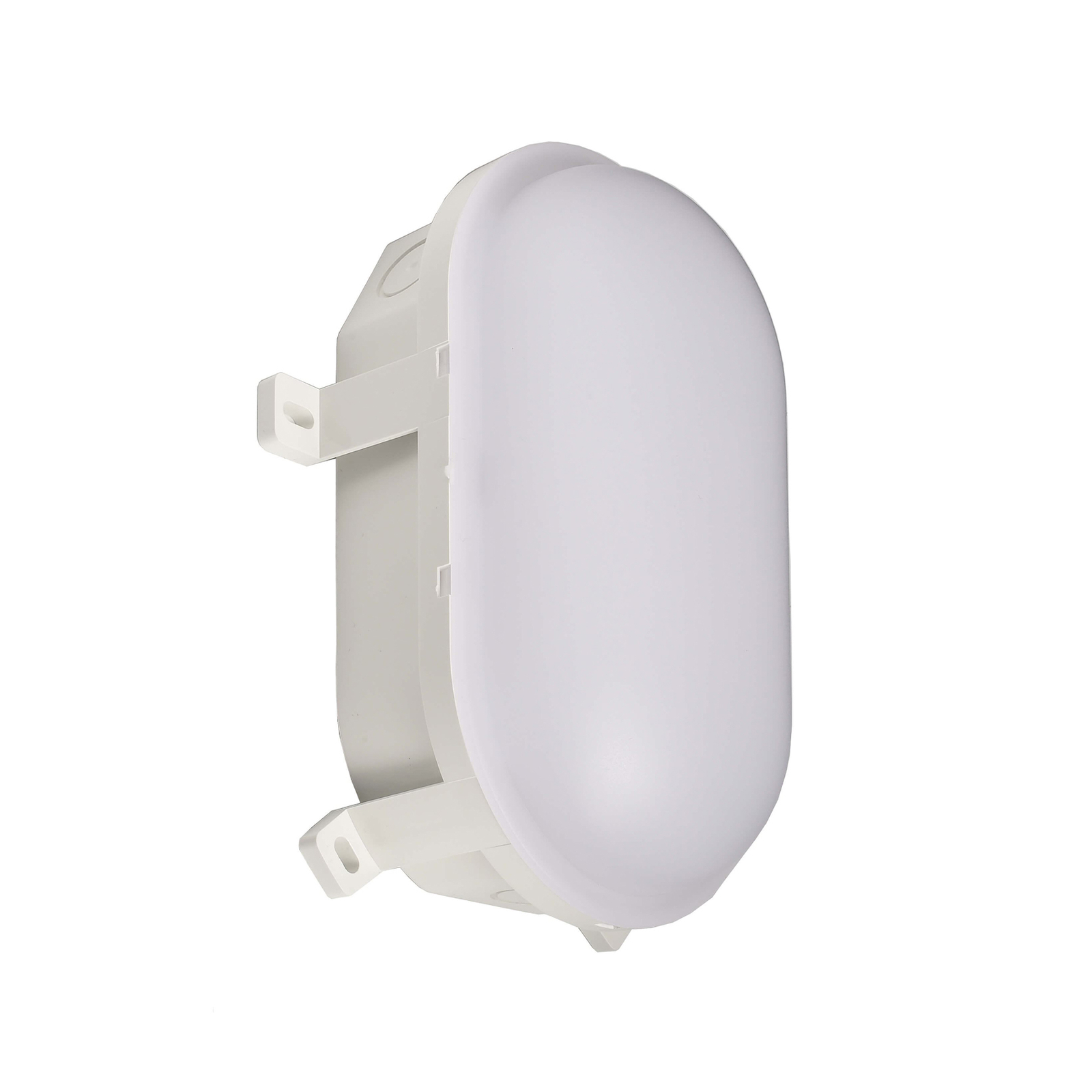 Luminaire pour pièces humides LED Sotano, blanc, interrupteur DIP