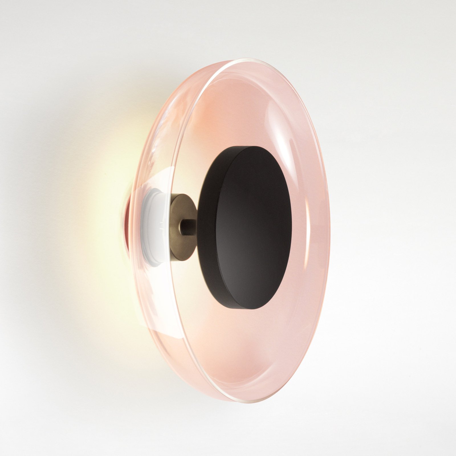 MARSET Aura LED sienas lampa, Ø 25 cm, vara krāsā