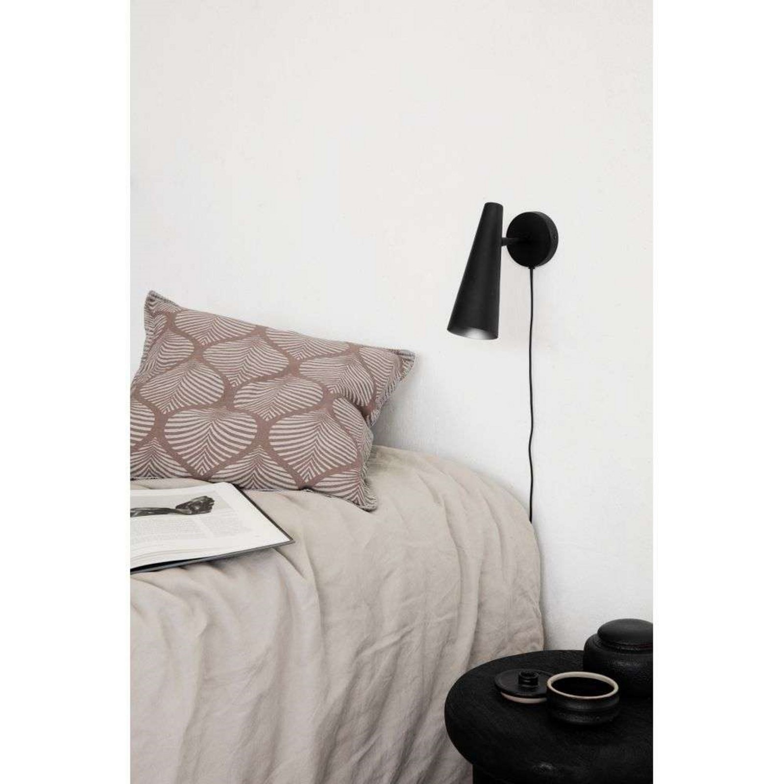 Precise Vägglampa 21 cm Matt Black - House Doctor