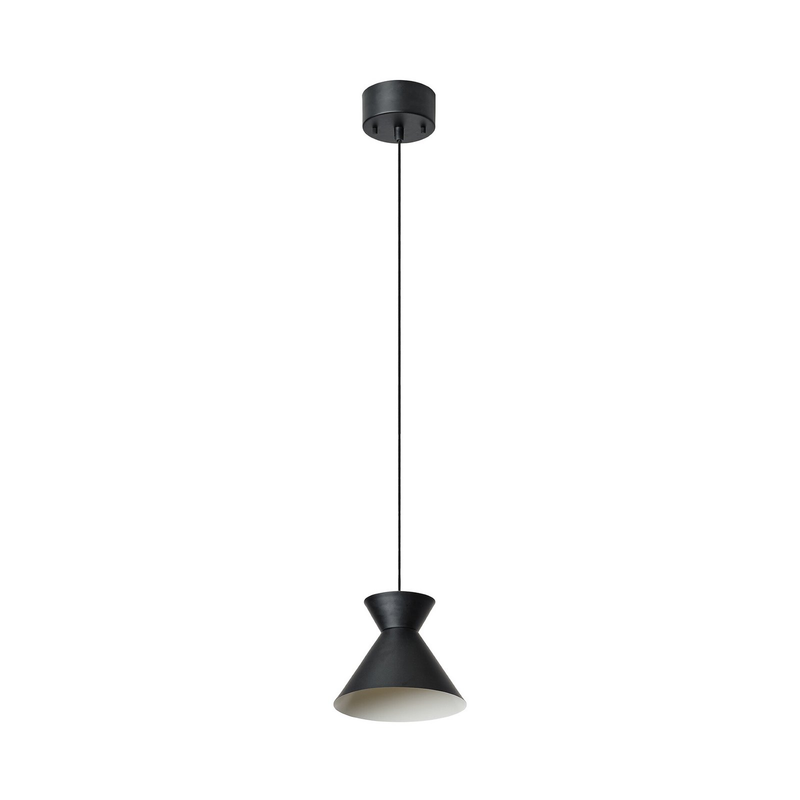OSRAM Decor Waist pendant light, steel, black, E27