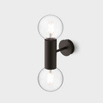 Modo Luce Chandelier kinkiet 2-pkt. E27 czarny