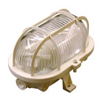 Basic Oval wall light, IP code IP44