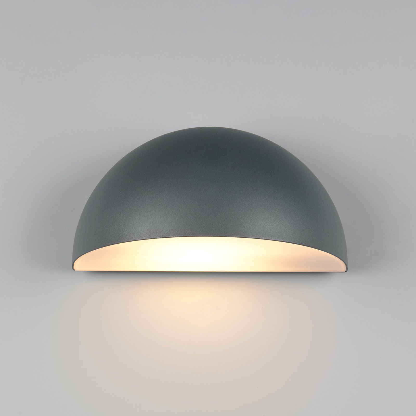 Maas outdoor wall light, anthracite, die-cast aluminium, E27