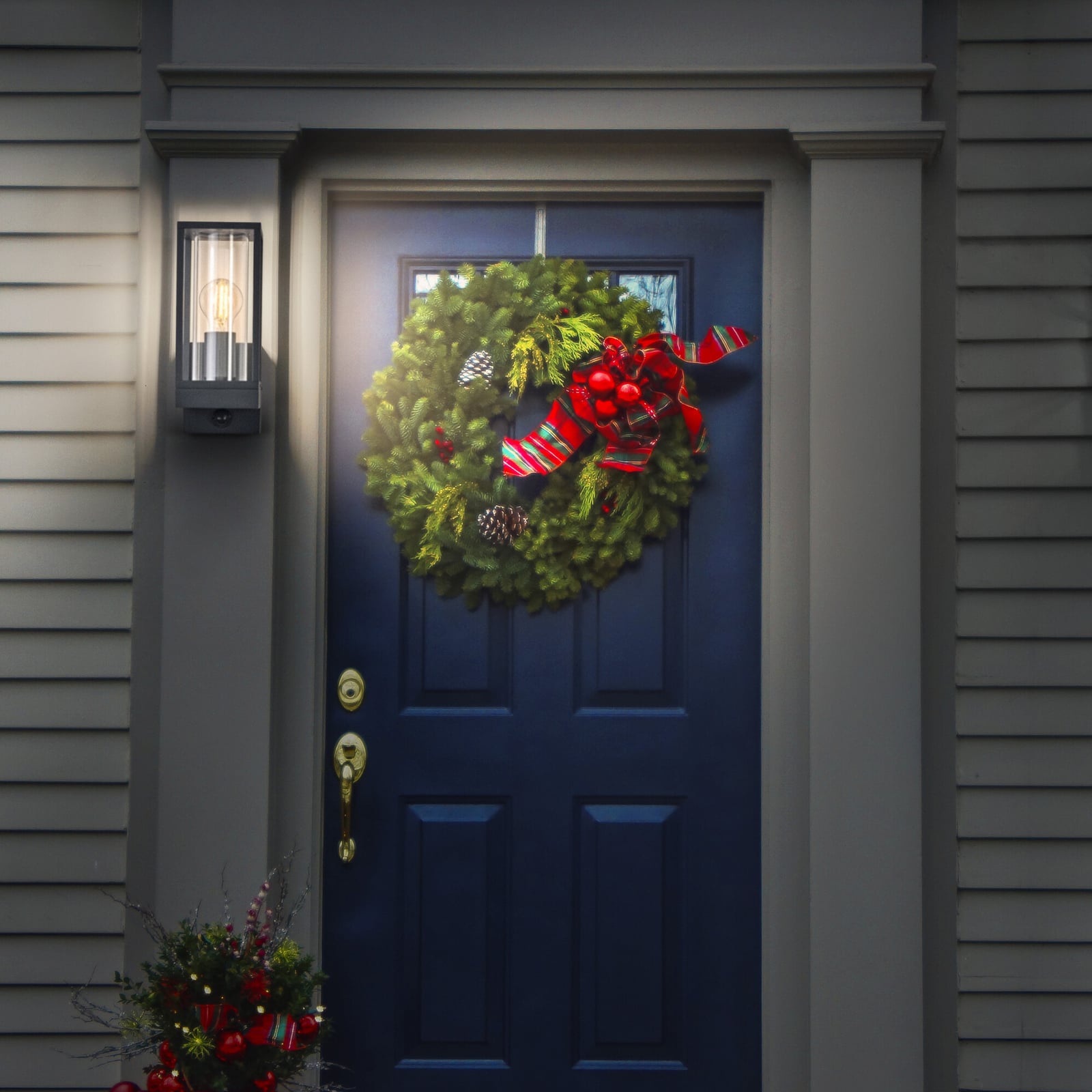 Candeeiro de parede OSRAM ENDURA CLASSIC FRAME, sensor cinza escuro IP54 Candeeiro de parede OSRAM ENDURA CLASSIC FRAME, sensor cinza escuro IP54