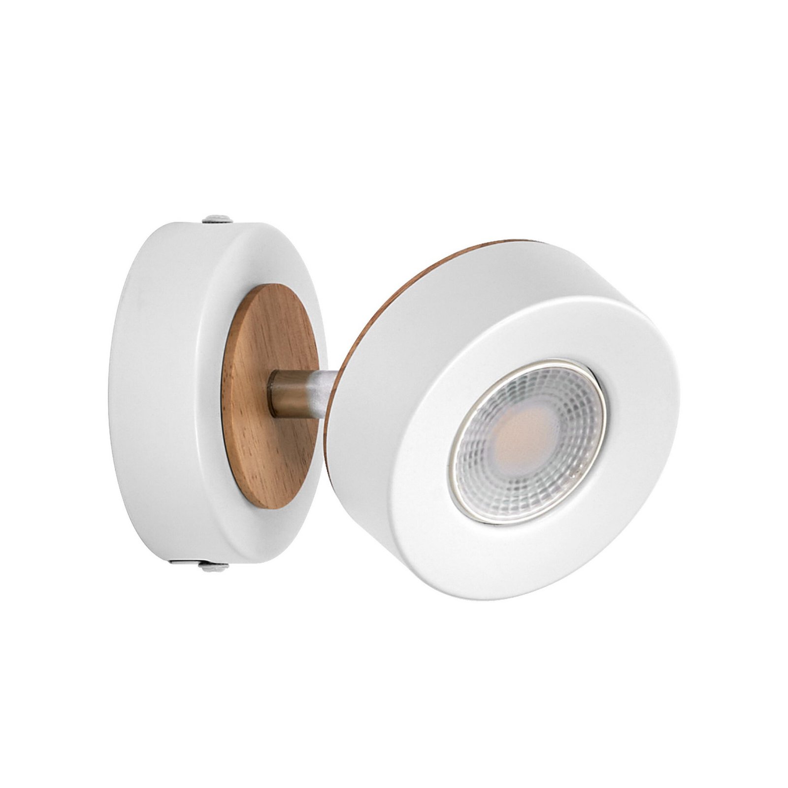 Spot pour plafond LED OSRAM PLUTO, blanc, 1 spot, métal 3 000 K