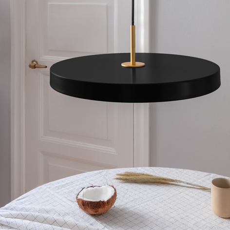 UMAGE Asteria medium hanglamp messing zwart