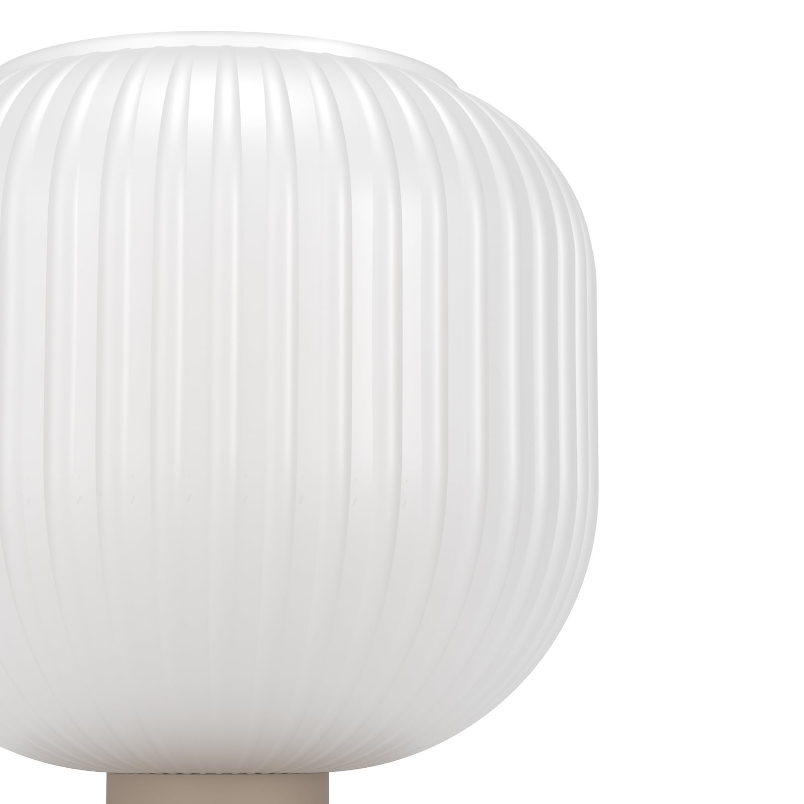 Stolová lampa Dasmina, biela/piesková, sklo, oceľ, E27 Stolová lampa Dasmina, biela/piesková, sklo, oceľ, E27