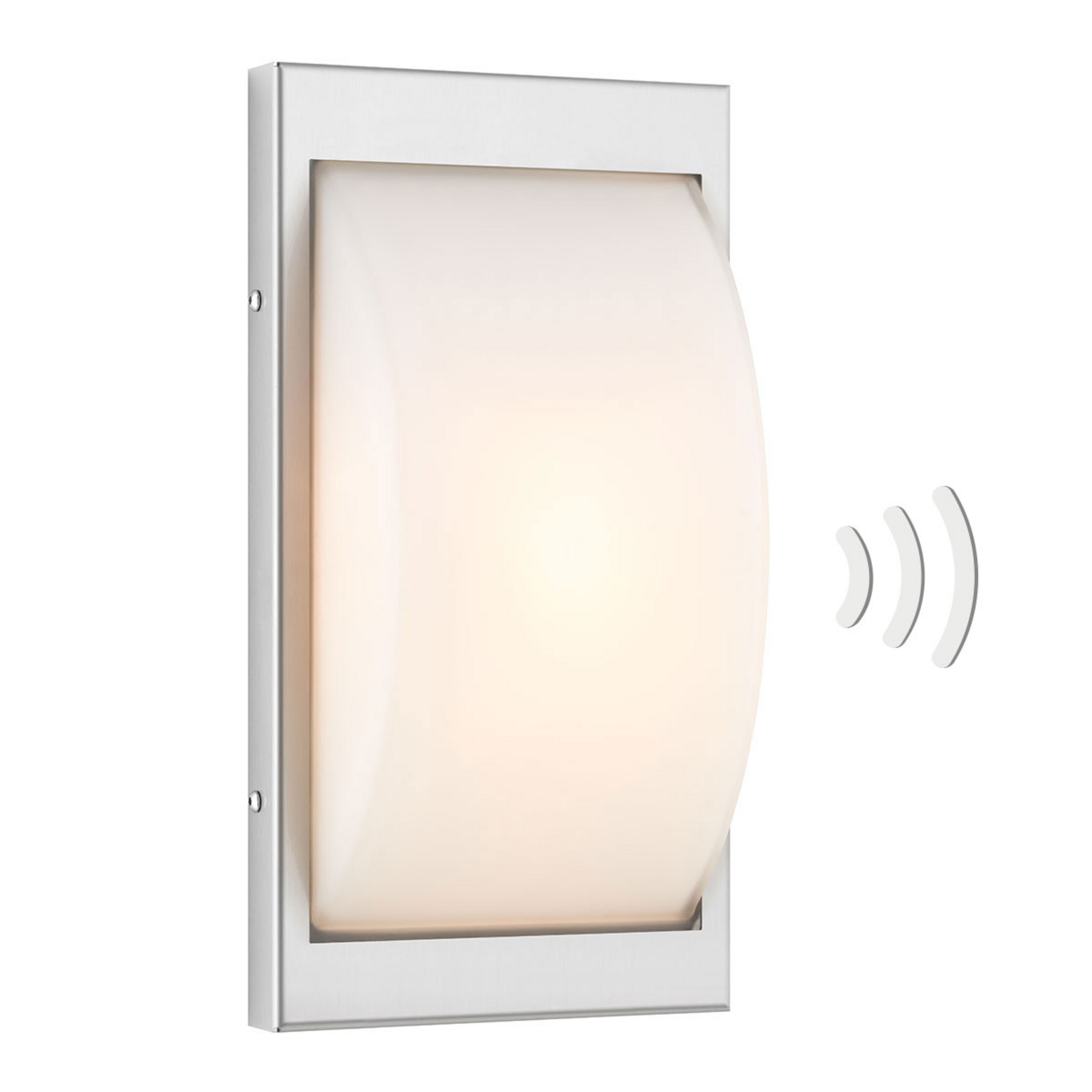Außenwandleuchte 068SEN, Sensor, Edelstahl, 33 cm, E27