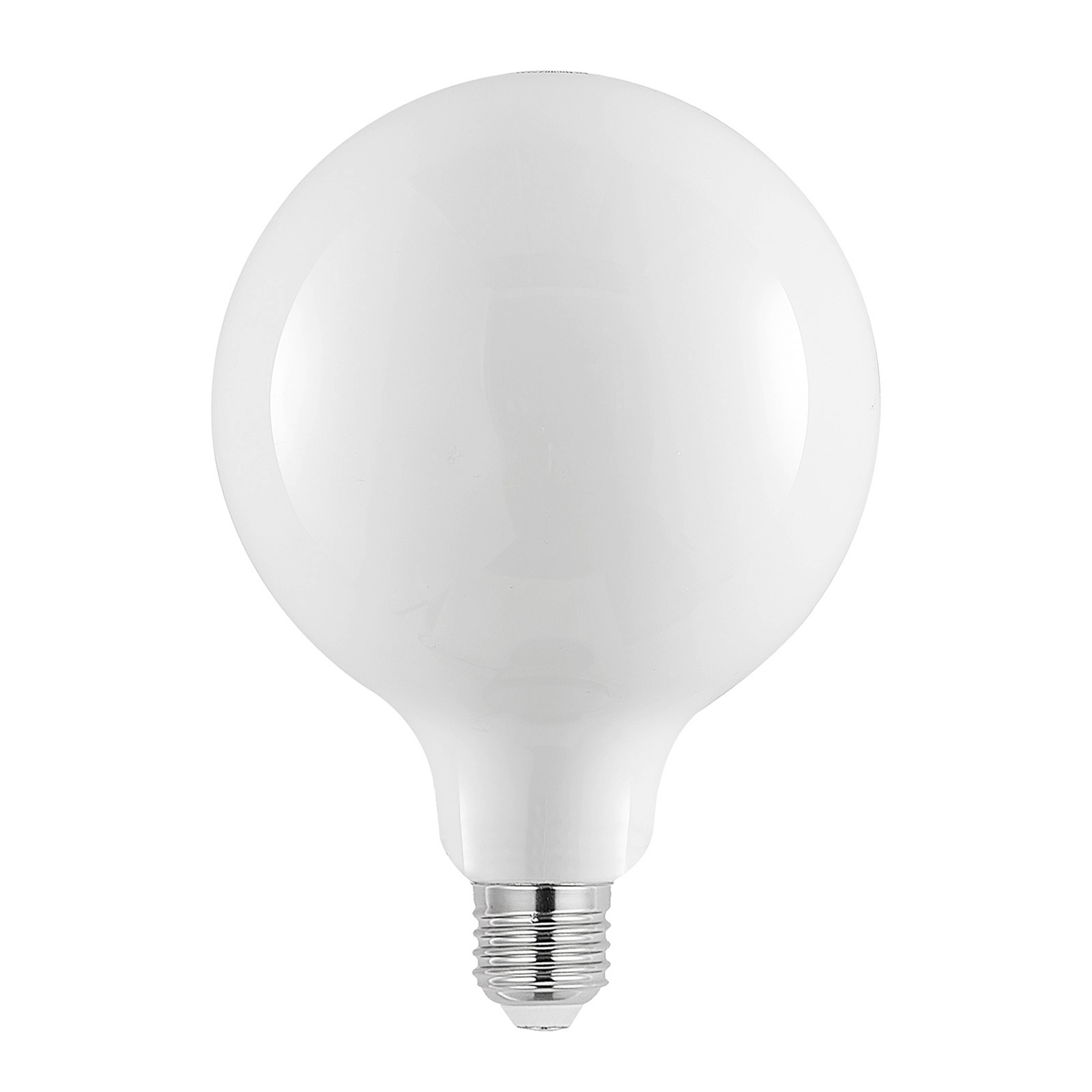 LED-Lampe E27 8W 2.700K G125 Globe, dimmbar, opal